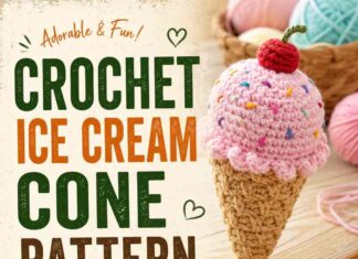 Crochet Ice Cream Cone Pattern Crochet Ice Cream Cone Pattern!