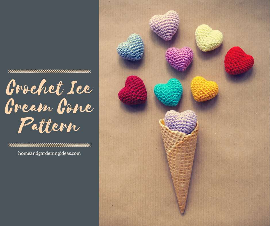 Crochet Ice Cream Cone Pattern!