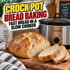 Crock Pot Bread Baking (Fast Bread in a Slow Cooker) Crock Pot Bread Baking (Fast Bread in a Slow Cooker)