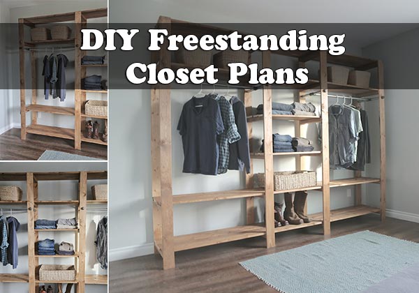 DIY Freestanding Closet Plans