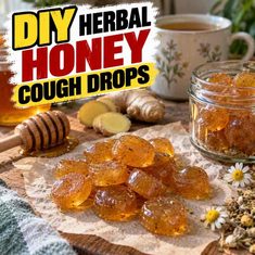 DIY Herbal Honey Cough Drops DIY Herbal Honey Cough Drops