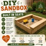 DIY Sandbox with Lid & Benches