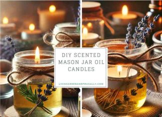 DIY Scented Mason Jar Oil Candles DIY Scented Mason Jar Oil Candles