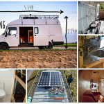 DIY camper: Rusty Van To Cosy Home