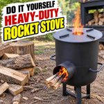 Do It Yourself Heavy-Duty Rocket Stove