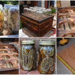 Do-It-Yourself Honey Comb Jar Pots