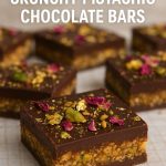 Dubai-Style Crunchy Pistachio Chocolate Bars