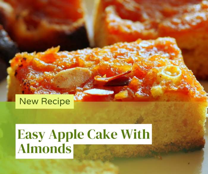 Easy Apple Cake With Almonds