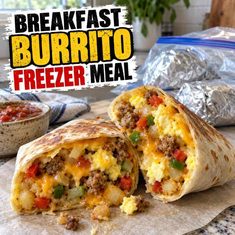 Breakfast Burrito Bonanza – Great Freezer Meal Idea Easy Breakfast Burritos (Freezer Friendly)