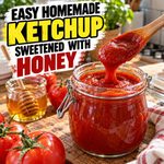 Easy Homemade Ketchup Sweetened With Honey
