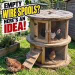 Empty Wire Spools? Here’s An Idea To Use Them