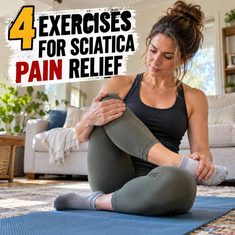 4 Exercises For Sciatica Pain Relief Exercises For Sciatica Pain Relief