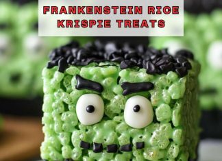 Frankenstein Rice Krispie Treats Frankenstein Rice Krispie Treats