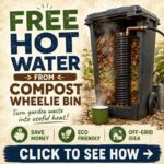 Free Hot Water from Compost Wheelie Bin