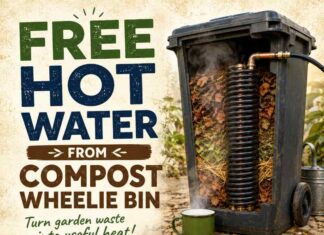 Free Hot Water from Compost Wheelie Bin Free Hot Water from Compost Wheelie Bin