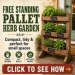 Free Standing Pallet Herb Garden
