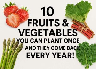 10 Fruits & Vegetables You Can Plant Once And They Come Back Every Year 10 Fruits & Vegetables You Can Plant Once And They Come Back Every Year