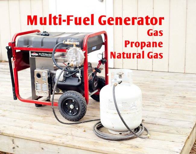 Generator Run On Multi-Fuel Sources