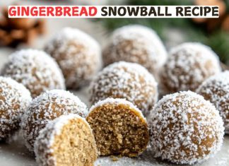 Gingerbread Snowball Recipe Gingerbread Snowball Recipe