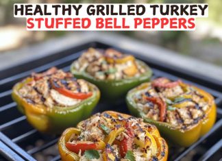 Healthy Grilled Turkey Stuffed Bell Peppers Healthy Grilled Turkey Stuffed Bell Peppers