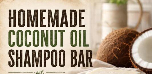 Homemade Coconut Oil Shampoo Bar Recipe