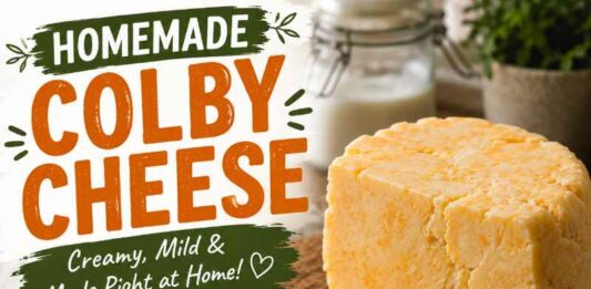 Homemade Colby Cheese Recipe