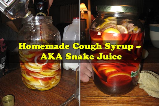 Homemade Cough Syrup – AKA Snake Juice