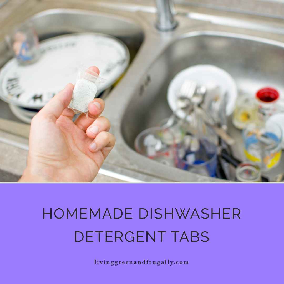 Homemade Dishwasher Detergent Tabs