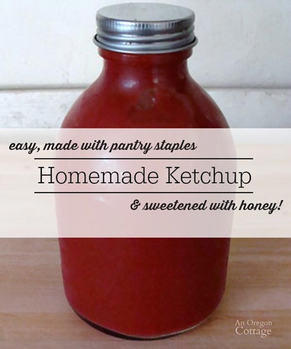 Homemade Ketchup With Honey