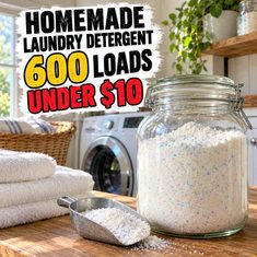 Homemade Laundry Detergent – upto 600 Loads at Under $10 Homemade Laundry Detergent - upto 600 Loads at Under $10