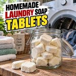 Homemade Laundry Soap Tablets Recipe
