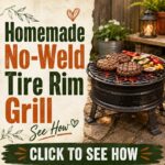 Homemade No Weld Tire Rim Grill