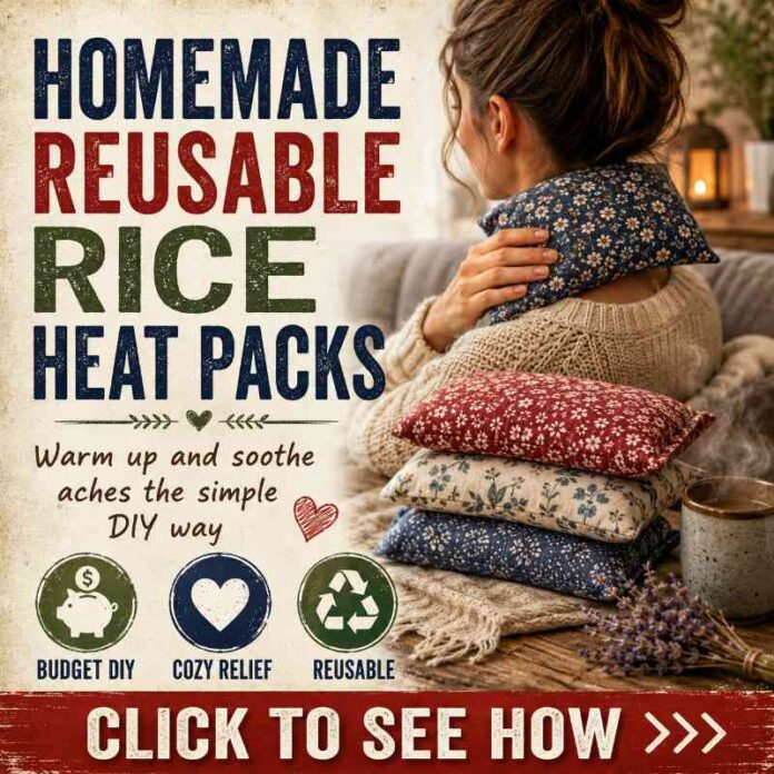 Homemade Reusable Rice Heat Packs