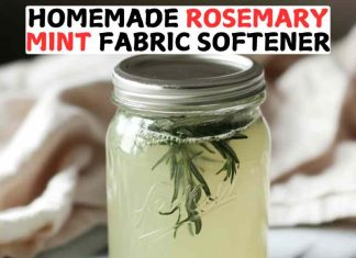 Homemade Mint Fabric Softener Homemade Rosemary Mint Fabric Softener