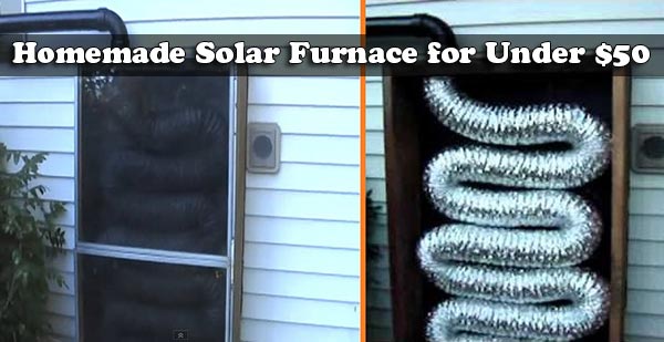 Homemade Solar Furnace for Under $50
