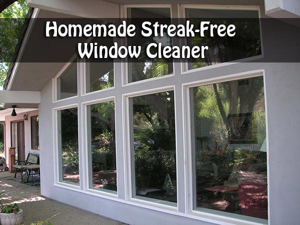 Homemade Streak-Free Window Cleaner