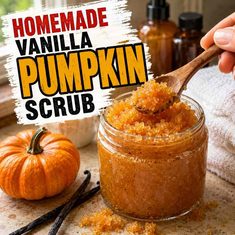 Homemade Vanilla Pumpkin Sugar Body Scrub Homemade Vanilla Pumpkin Sugar Body Scrub
