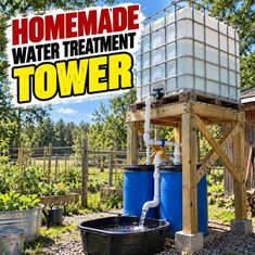 Homemade Water Treatment Tower Homemade Water Treatment Tower