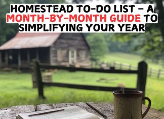 Homestead To-Do List Homestead To-Do List