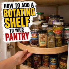 How To Add A Rotating Shelf To Your Pantry How To Add A Rotating Shelf To Your Pantry