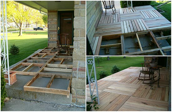 How To Build A Beautiful Wooden Deck With Pallets