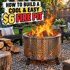 How To Build A Cool And Easy Fire Pit! How To Build A Cool And Easy Fire Pit!