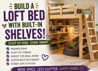 How To Build A Loft Bed with Built In Shelves How To Build A Loft Bed with Built In Shelves