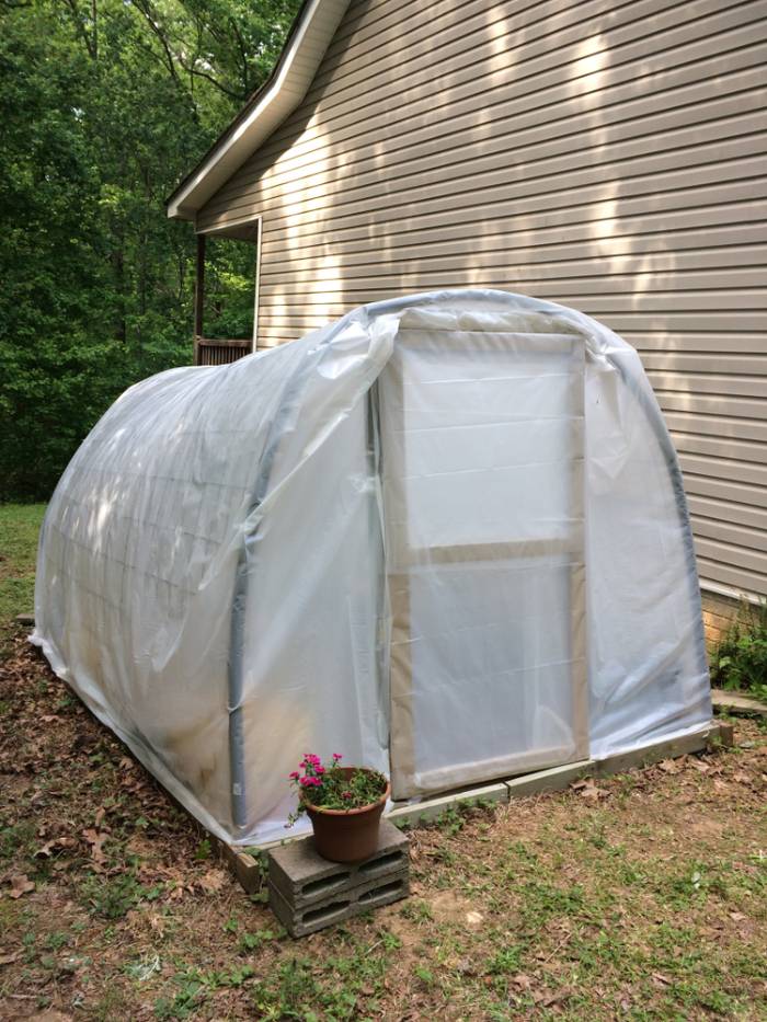 How To Build A Simple DIY Hoop-Style Greenhouse