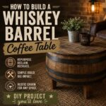 How To Build A Whiskey Barrel Coffee Table