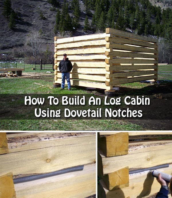 How To Build An Log Cabin Using Dovetail Notches