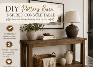 How To Build a Pottery Barn Inspired Console Table How To Build a Pottery Barn Inspired Console Table