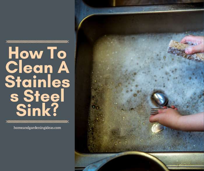 How To Clean A Stainless Steel Sink