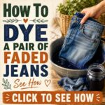 How To Dye A Pair of Faded Jeans