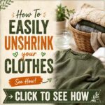 How To Easily “Unshrink” Your Clothes